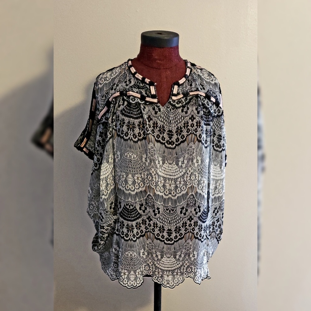 Anthropologie, KAS NY label blouse, size small.